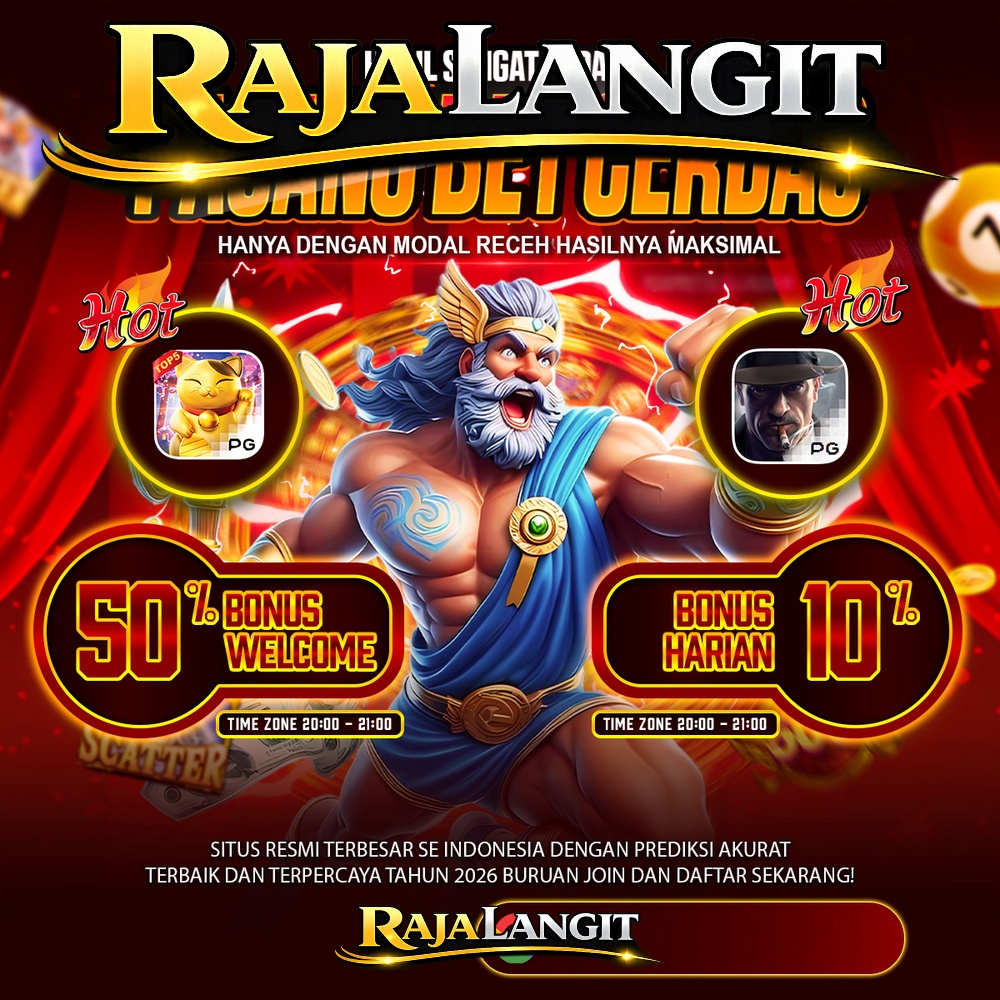 RAJALANGIT: Platform Permainan Online Dengan Antarmuka Bersih Dan Responsif
